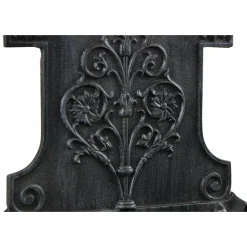 DÉCORATION D'AUTREFOIS - Fontaine de jardin aluminium gris - décoration d'autrefois