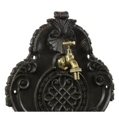 DÉCORATION D'AUTREFOIS - Fontaine de jardin aluminium marron - décoration d'autrefois