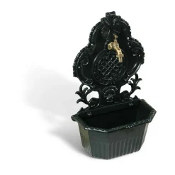 DÉCORATION D'AUTREFOIS - Fontaine de jardin aluminium vert - décoration d'autrefois