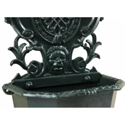 DÉCORATION D'AUTREFOIS - Fontaine de jardin aluminium vert - décoration d'autrefois