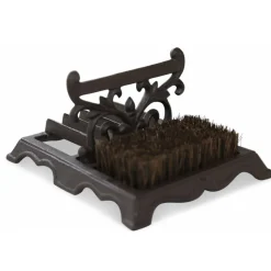 DÉCORATION D'AUTREFOIS - Gratte-pied fonte fonte marron - décoration d'autrefois