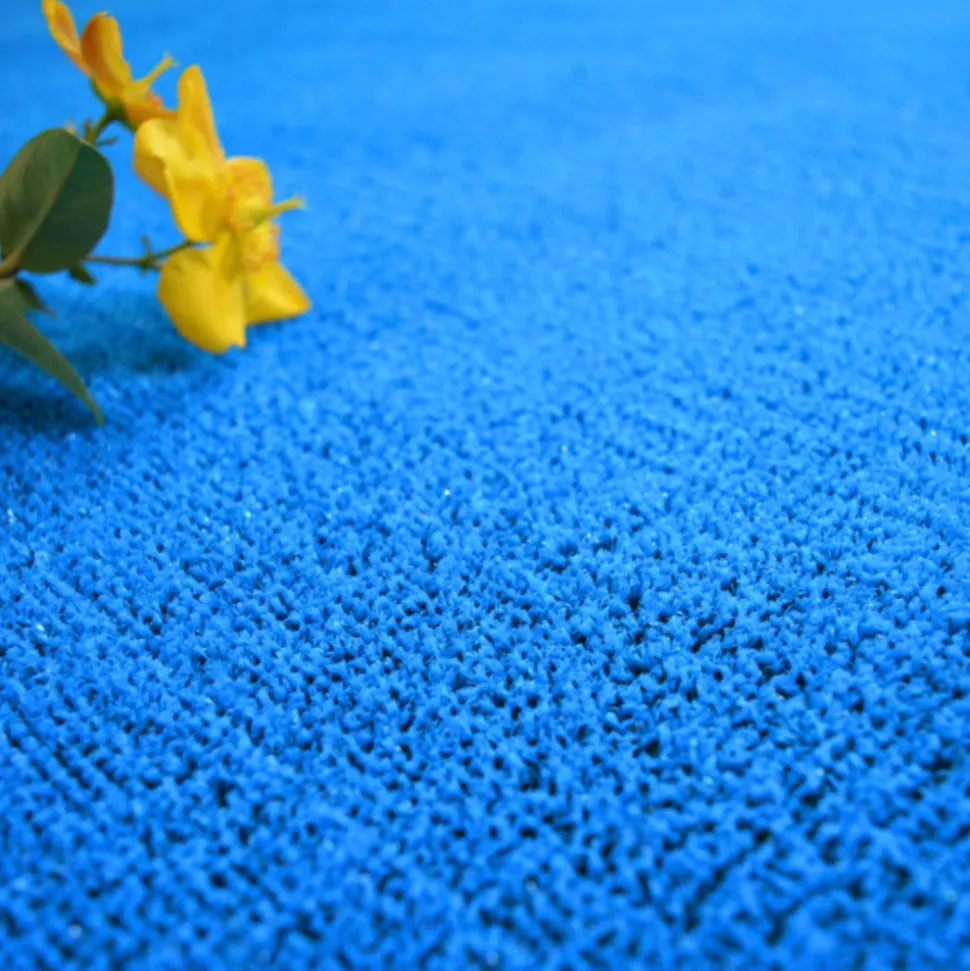 DÉCOWEB - Gazon artificiel blue lagoon - 7mm - rouleau de 4m x 20m