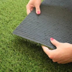 DÉCOWEB - Gazon synthétique fireguard classé feu - 25mm - rouleau de 1m x 5m