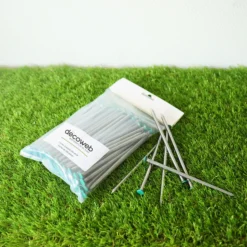 DÉCOWEB - Kit de pose pour gazon synthétique sur sol meuble - 50m²