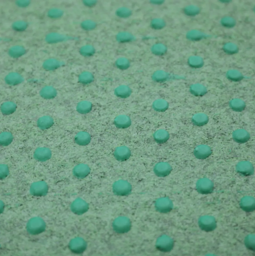 DÉCOWEB - Moquette d'extérieur verte sur plots - imitation gazon synthétique - rouleau de 4m x 18m