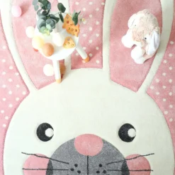 DÉCOWEB - Tapis enfant "lapinou"