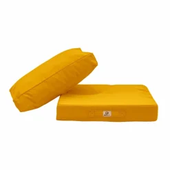 DECO ARTS - Coussins pour salon de jardin déhoussable 60x70cm jaune