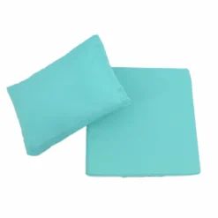 DECO ARTS - Coussins pour salon de jardin déhoussable 50x60cm bleu caraïbes