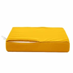 DECO ARTS - Coussins pour salon de jardin déhoussable 50x60cm jaune