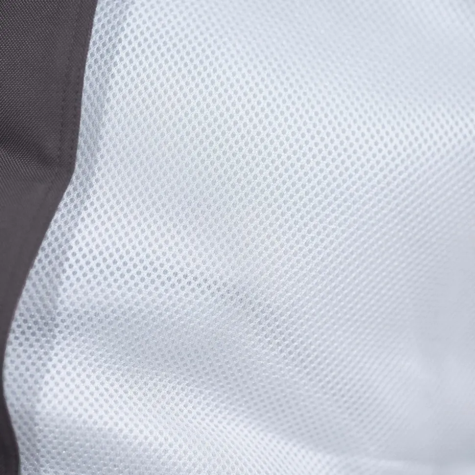 DECO ARTS - Pouf piscine en polyester 170x90 cm gris carbone