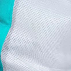 DECO ARTS - Pouf piscine en polyester 170x90 cm bleu caraïbes