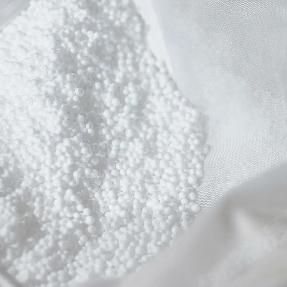 DECO ARTS - Pouf piscine en polyester 170x90 cm beige