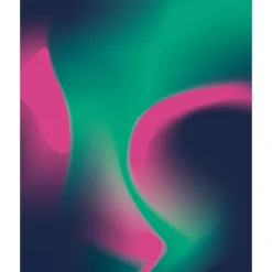 DECOPATCH - Papier foil : 4 feuilles, thème Aurores boréales - 30x40cm