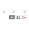 DECORATIVE LIGHTNING - Guirlande 10 leds avec piles étoiles lumière froide 1,3m