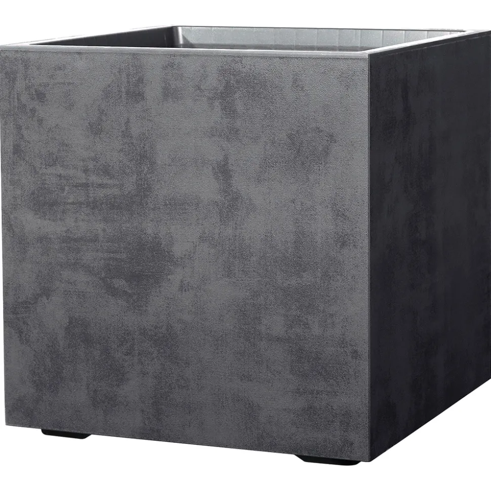 DEROMA - Bac cubo Millennium, à réserve d'eau, coloris anthracite - L.49cm