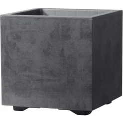 DEROMA - Bac cubo Millennium, à réserve d'eau, coloris anthracite - L.25cm
