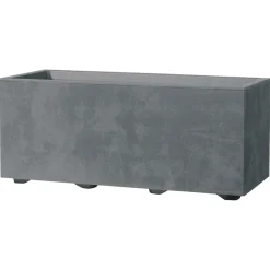 DEROMA - Bac muret Millennium, à réserve d'eau, coloris ashgrey - L.59cm