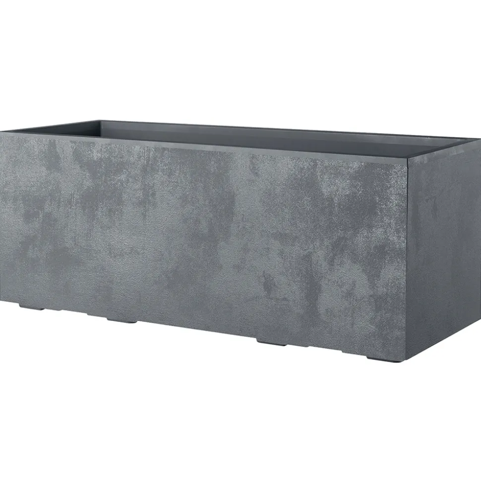 DEROMA - Bac muret Millennium, à réserve d'eau, coloris ashgrey - L.99cm