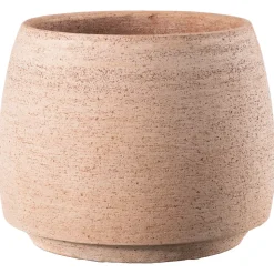 DEROMA - Pot Vaso Com'O pour plantes et fleurs en terre cuite rosée - D.26cm