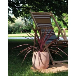 DEROMA - Pot Vaso Com'O pour plantes et fleurs en terre cuite rosée - D.26cm