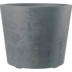 DEROMA - Pot Vaso Millennium, à réserve d'eau, coloris ashgrey - D.59cm