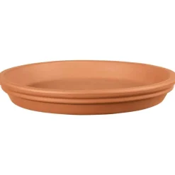DEROMA - Soucoupe Imperméable en terre cuite Ø 35,9 x H. 4,3cm