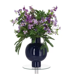 DESIGN PLANTS - Bouquet artificiel lié à la main violet vienna 85cm