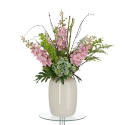 DESIGN PLANTS - Bouquet artificiel lié à la main yara portland – rose 90cm