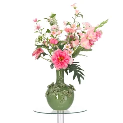 DESIGN PLANTS - Bouquet artificiel noué à la main clara oslo – 80cm rose