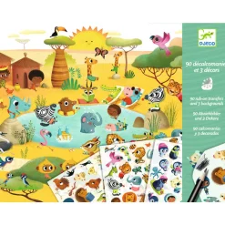 DJECO - Decalcos savane desert pole nord