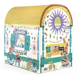 DJECO - Grande maisonnette roulotte