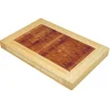 Dm creation billot de table bicolore bambou 46x31cm - 00038