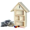 DOBAR - Kit de bricolage pour hôtel à insectes pour enfants naturel