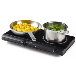 Domo réchaud vitroceramique 2 feux 2500w - do339kp