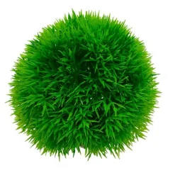 DOWNYPAWS - 2 boules d'herbe artificielles en plastique pour aquarium, ornements d'aménagement paysager