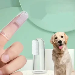 DOWNYPAWS - 5 brosses à dents en silicone pour chiens, chats et amphibiens