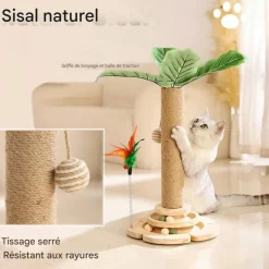 DOWNYPAWS - 5 en 1arbre à chat