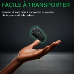 DOWNYPAWS - Aboiement pour chiens, dissuasion à ultrasons rechargeable avec indicateur led et fréquence réglable