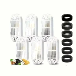 DOWNYPAWS - Abreuvoir Automatique En Acier Inoxydable Pour Chat, 4 L, 6 Filtres