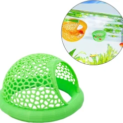 DOWNYPAWS - Abri flottant naturel pour poisson d'aquarium