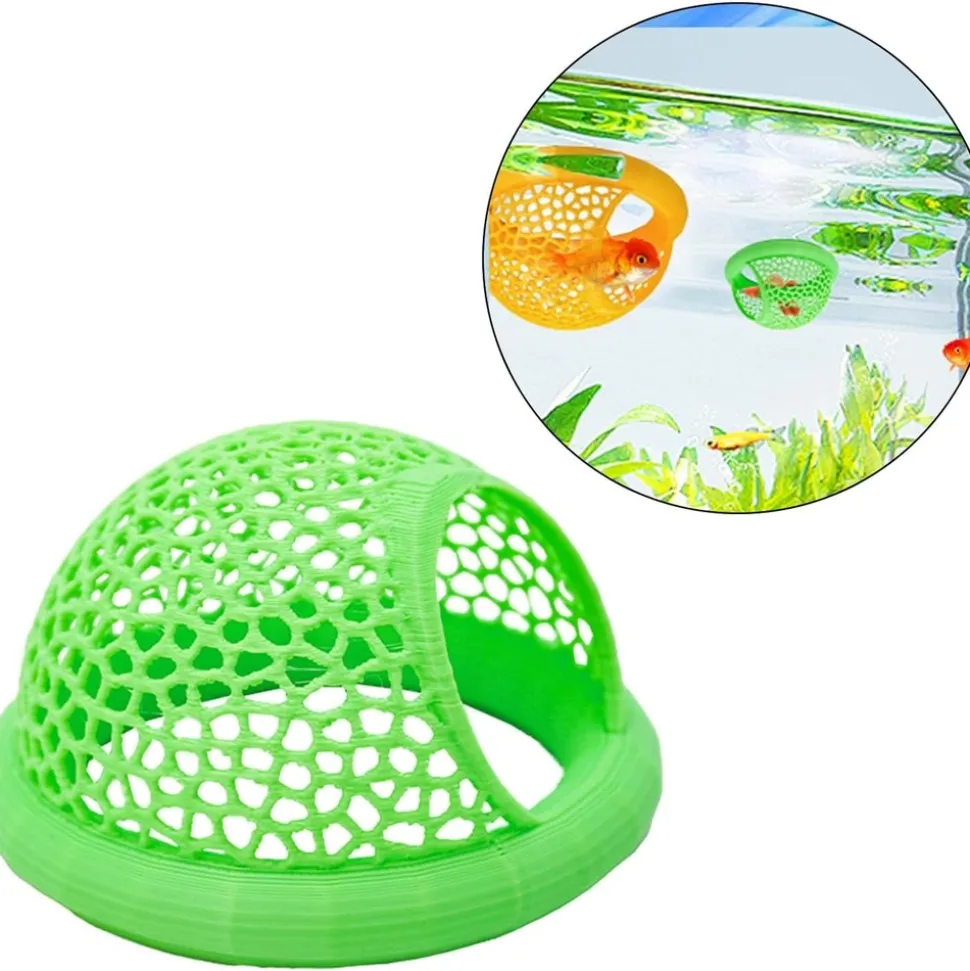 DOWNYPAWS - Abri flottant naturel pour poisson d'aquarium