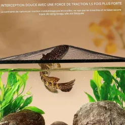 DOWNYPAWS - Accessoires d'aquarium-couvercle d'aquarium anti - saute-100*40cm