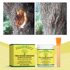 DOWNYPAWS - Agent cicatrisant pour les arbres 100 g + pinceau