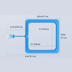 DOWNYPAWS - Anneau nourrisseur carré flottant