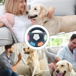 DOWNYPAWS - Balle jouet pour chien football-jouets à mâcher