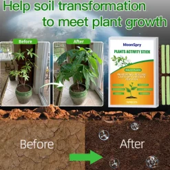 DOWNYPAWS - Barre nutritive pour plantes à libération lente, 18 pièces