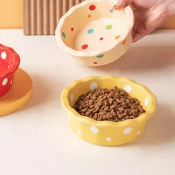 DOWNYPAWS - Bol céramique pour chat - anti-bascule & hygiénique