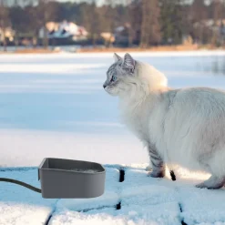 DOWNYPAWS - Bol d'eau chauffant anti-gel - 1l pour chats et petits animaux