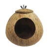 DOWNYPAWS - Boîte d'oiseau en coque de noix de coco pour la reproduction et la décoration