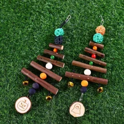 DOWNYPAWS - Boucles de perles en bois de pomme pour rongeurs type b